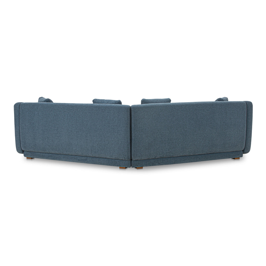 Fraser 2 Piece Modular Sofa Deep Blue