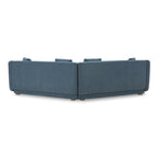 Fraser 2 Piece Modular Sofa Deep Blue