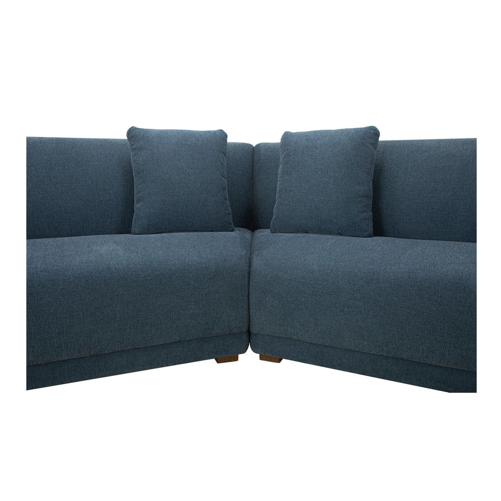 Fraser 2 Piece Modular Sofa Deep Blue
