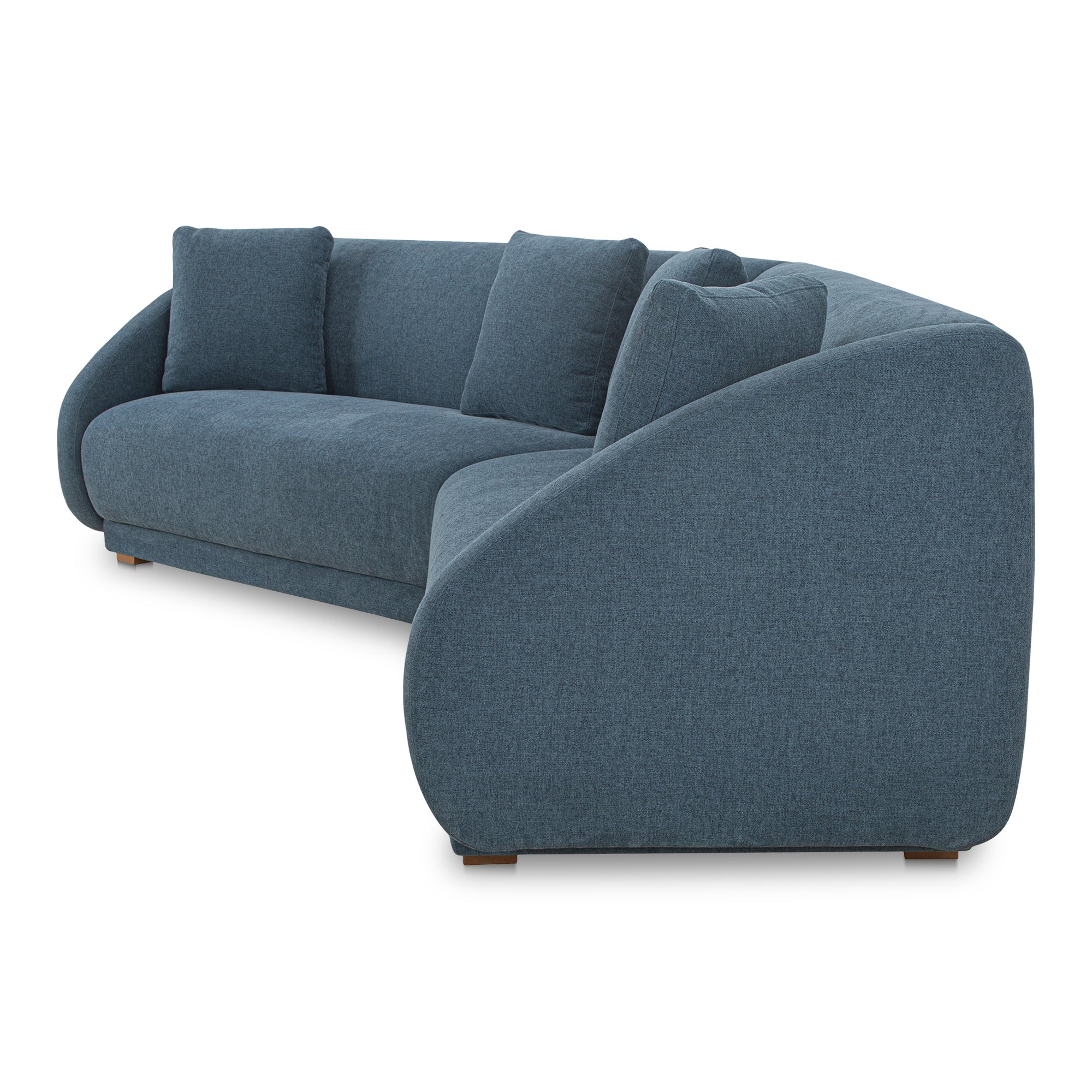 Fraser 2 Piece Modular Sofa Deep Blue