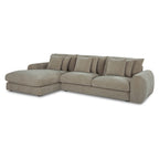 Berga Sectional Left Pebble