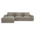 Berga Sectional Left Pebble