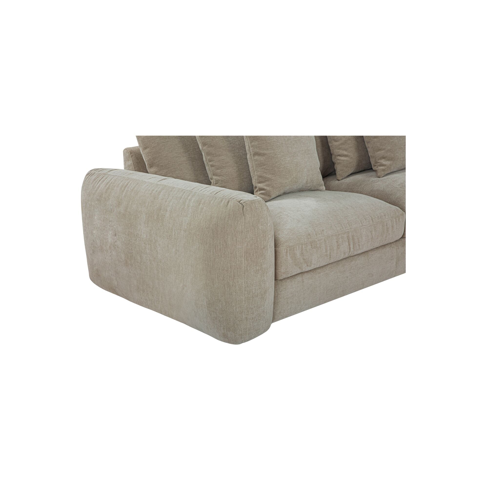 Berga Sectional Right Pebble