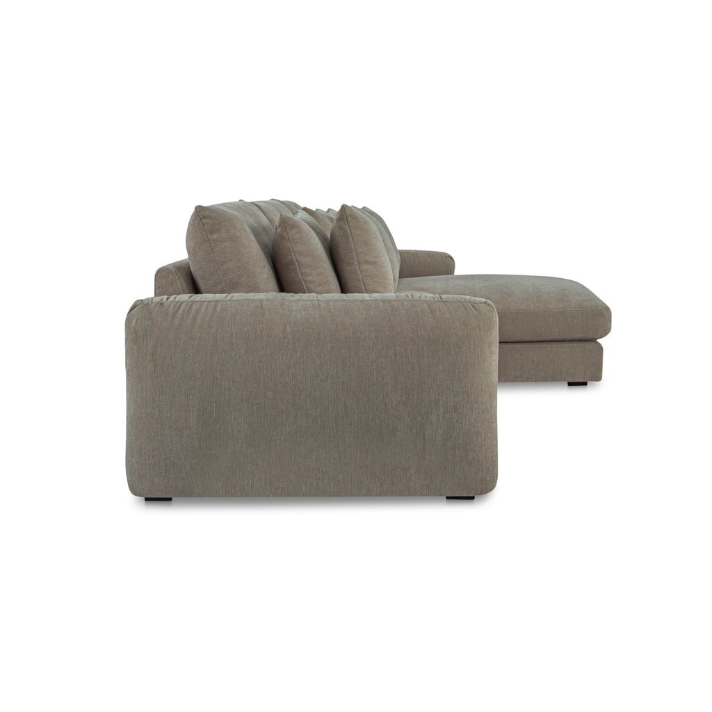 Berga Sectional Right Pebble