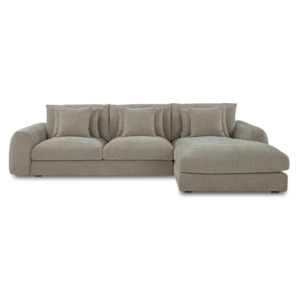 Berga Sectional Right Pebble