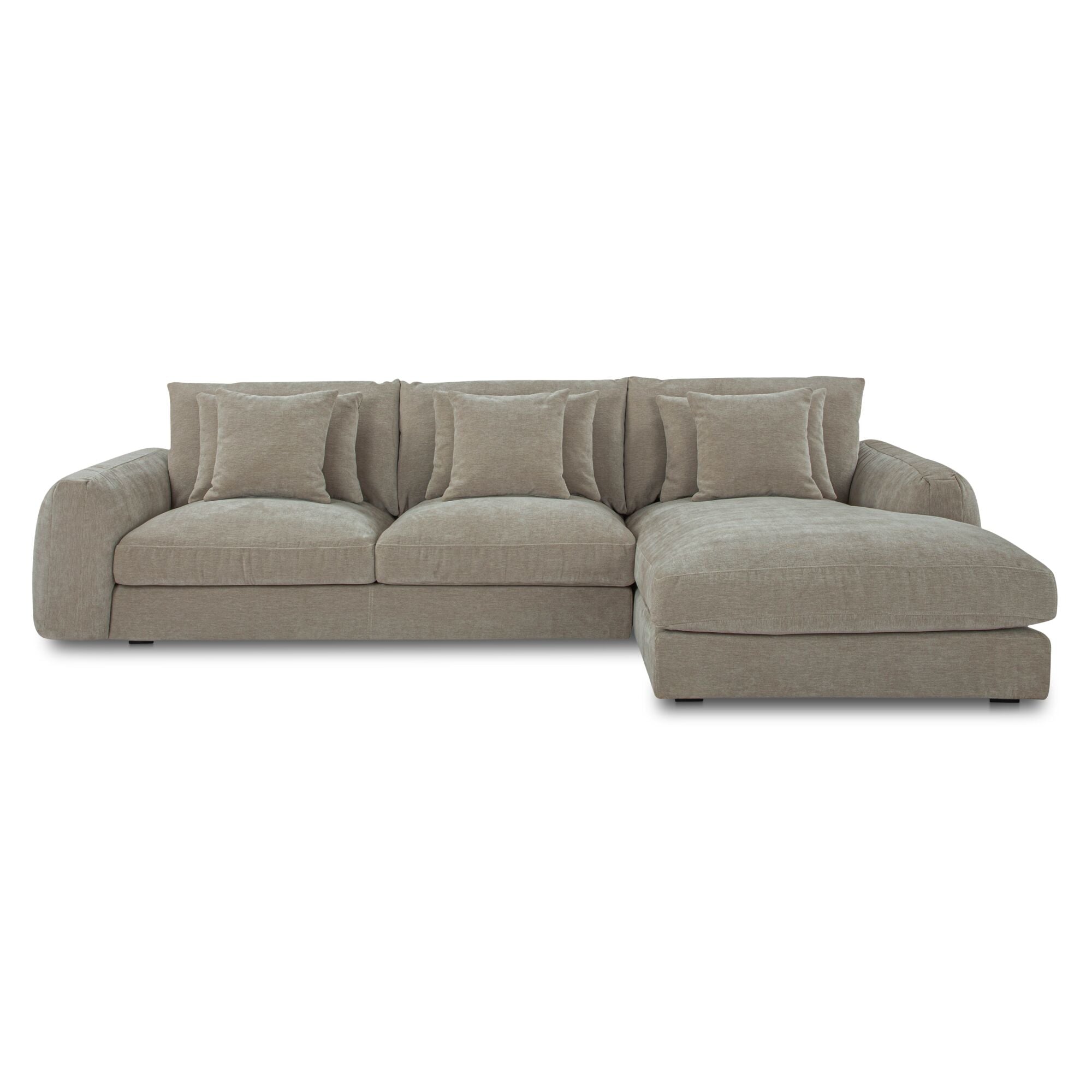 Berga Sectional Right Pebble