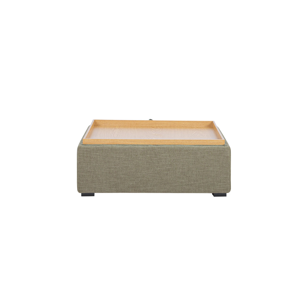 Montana Storage Ottoman Washed Green