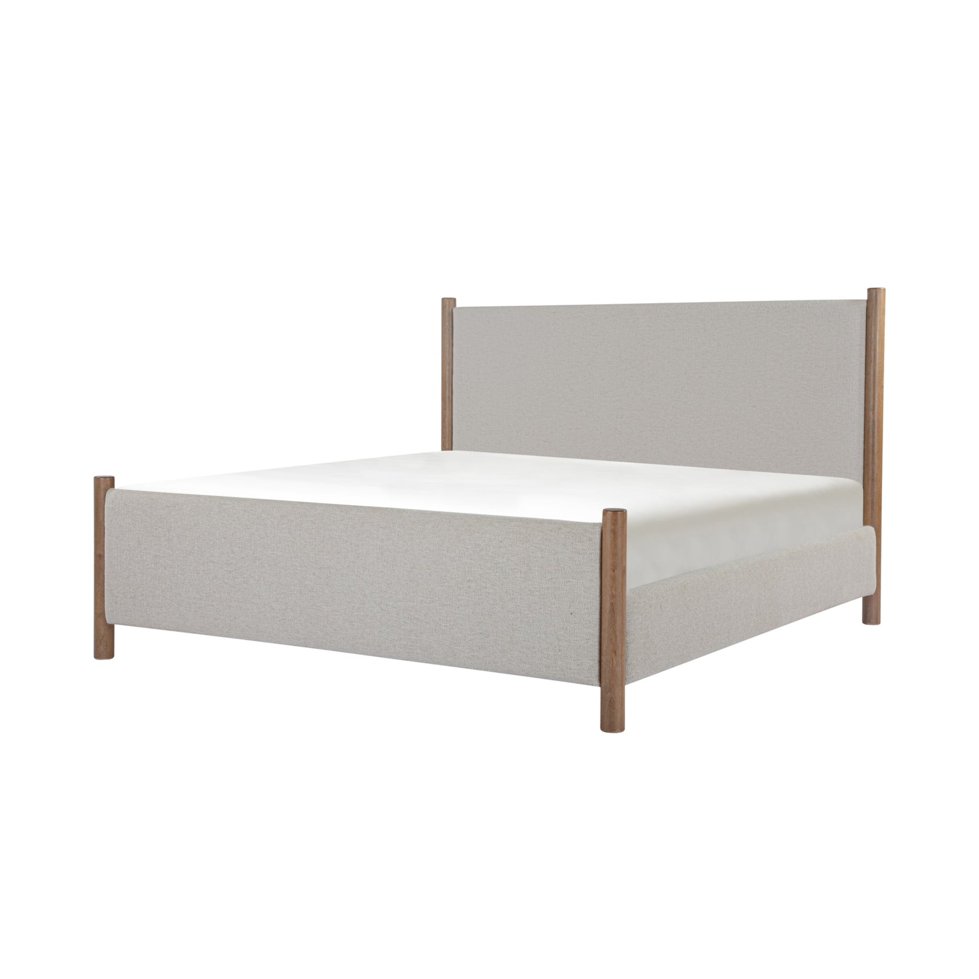 Warren King Bed Beige