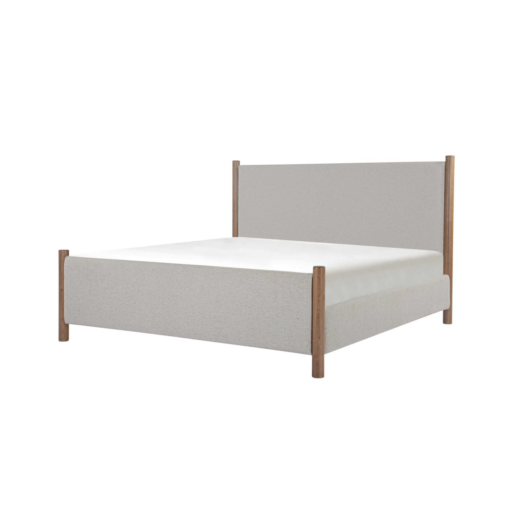 Warren Queen Bed Beige