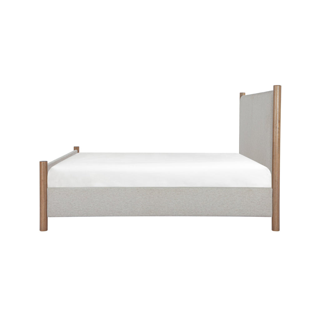 Warren Queen Bed Beige