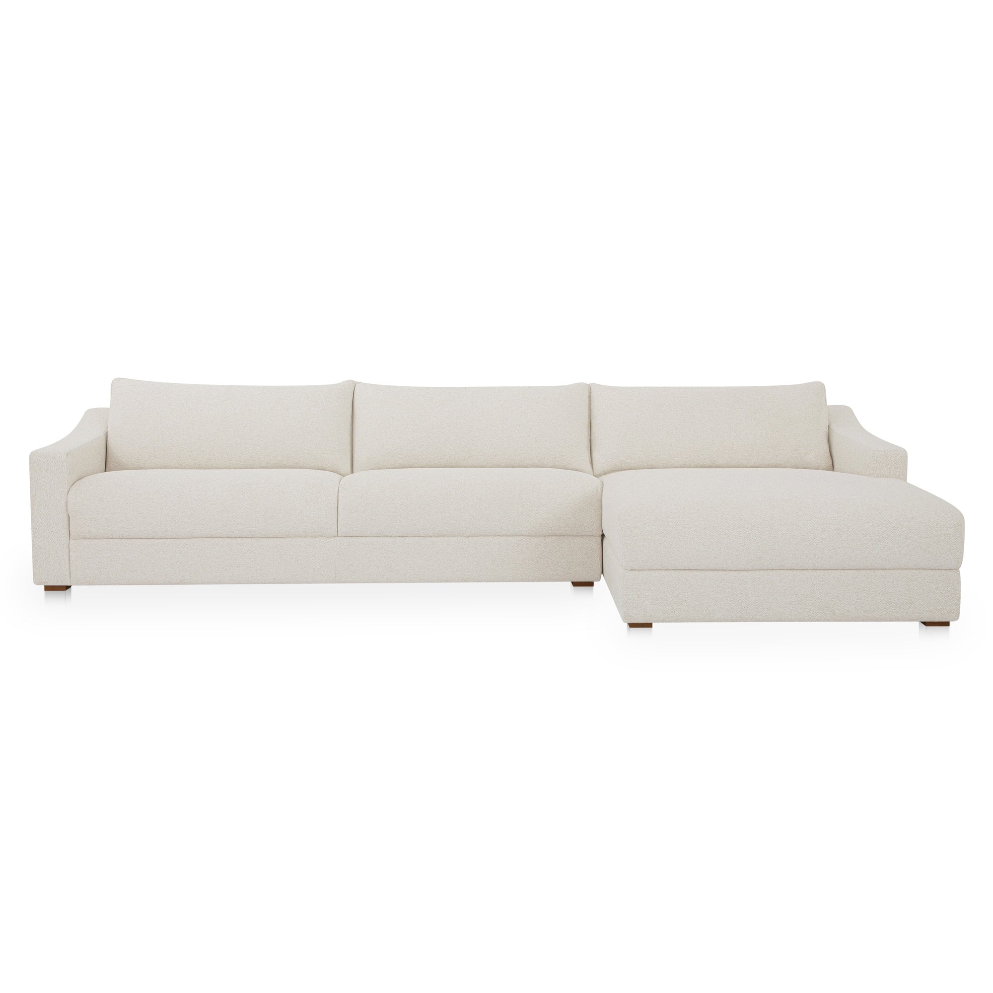 Farrow Sectional Flecked Oat Right