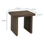 Monterey End Table Aged Brown