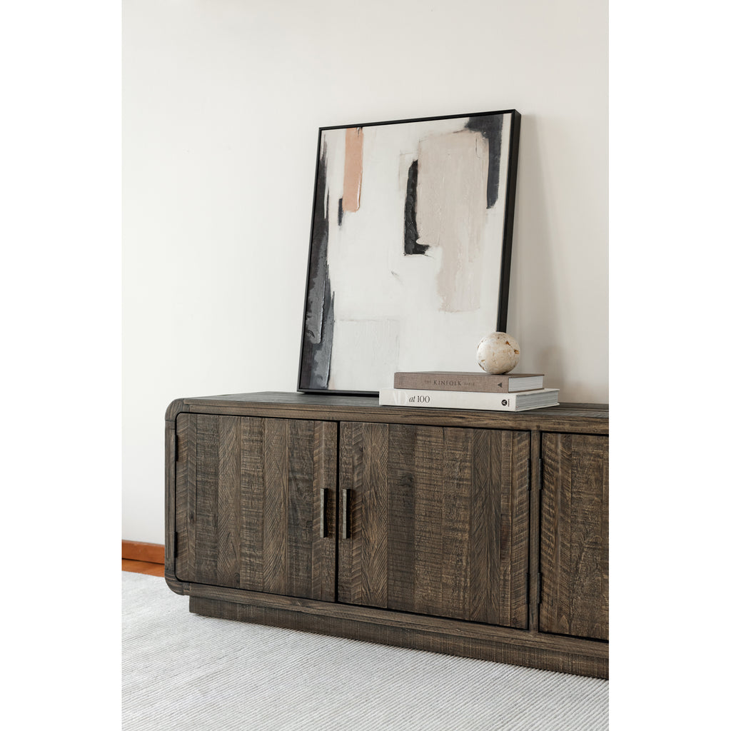 Monterey Media Cabinet Aged Brown