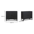 Sierra 2 Door Cabinet Black