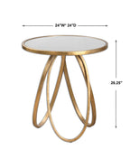 Montrez Gold Side Table