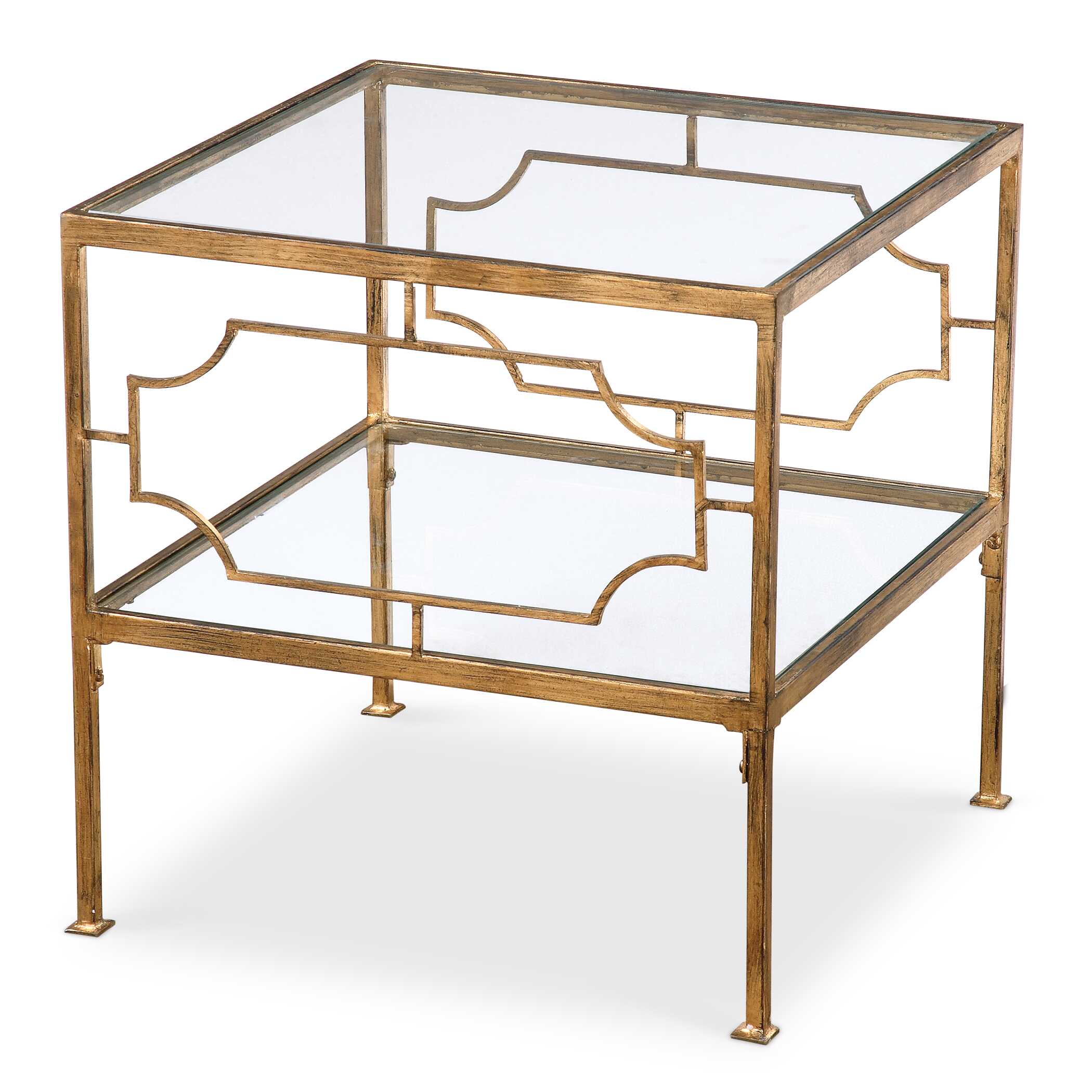 Genell Gold Cube Table
