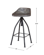 Kairu Wooden Bar Stool