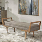 Waylon Mid-Century Modern Bench