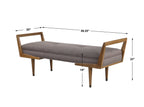 Waylon Mid-Century Modern Bench