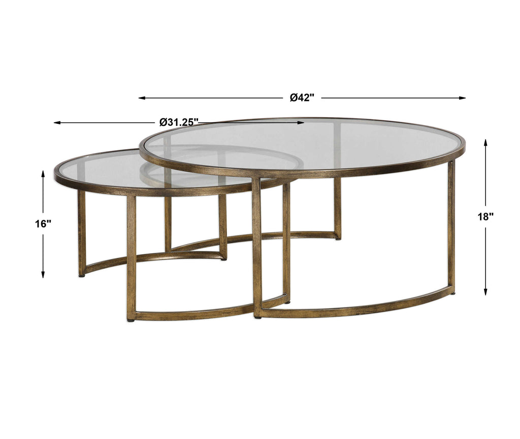 Rhea Nested Coffee Tables Set/2