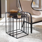 Coreene Iron Nesting Tables Set/3