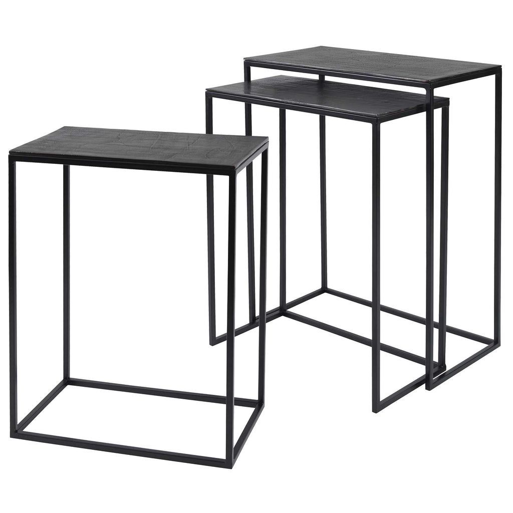 Coreene Iron Nesting Tables Set/3
