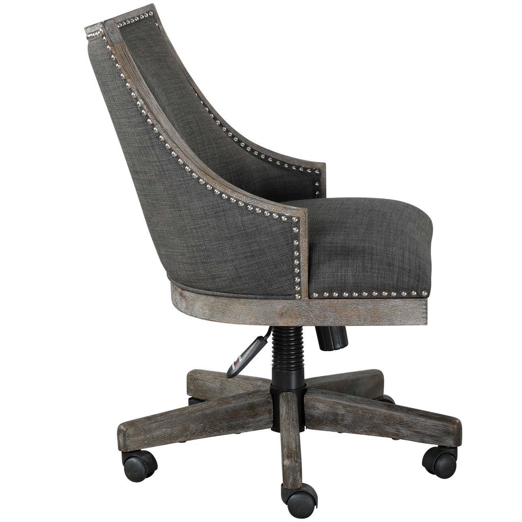 Aidrian Charcoal Desk Chair
