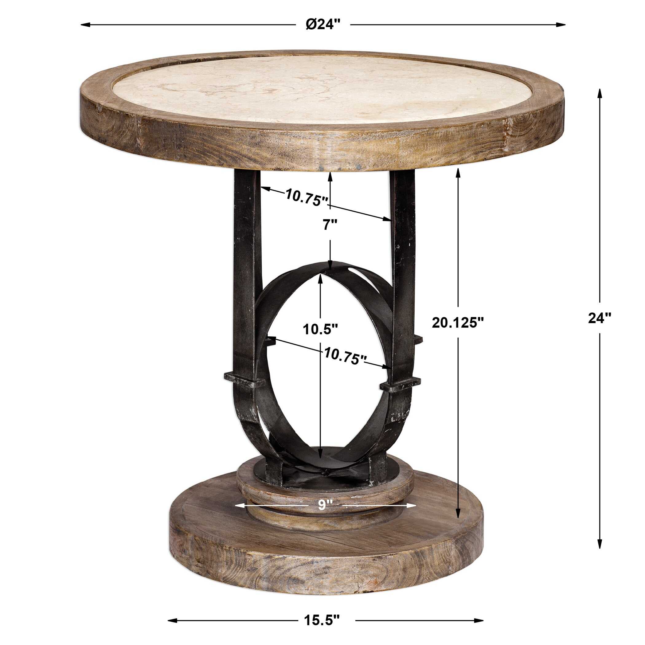 Sydney Light Oak Side Table
