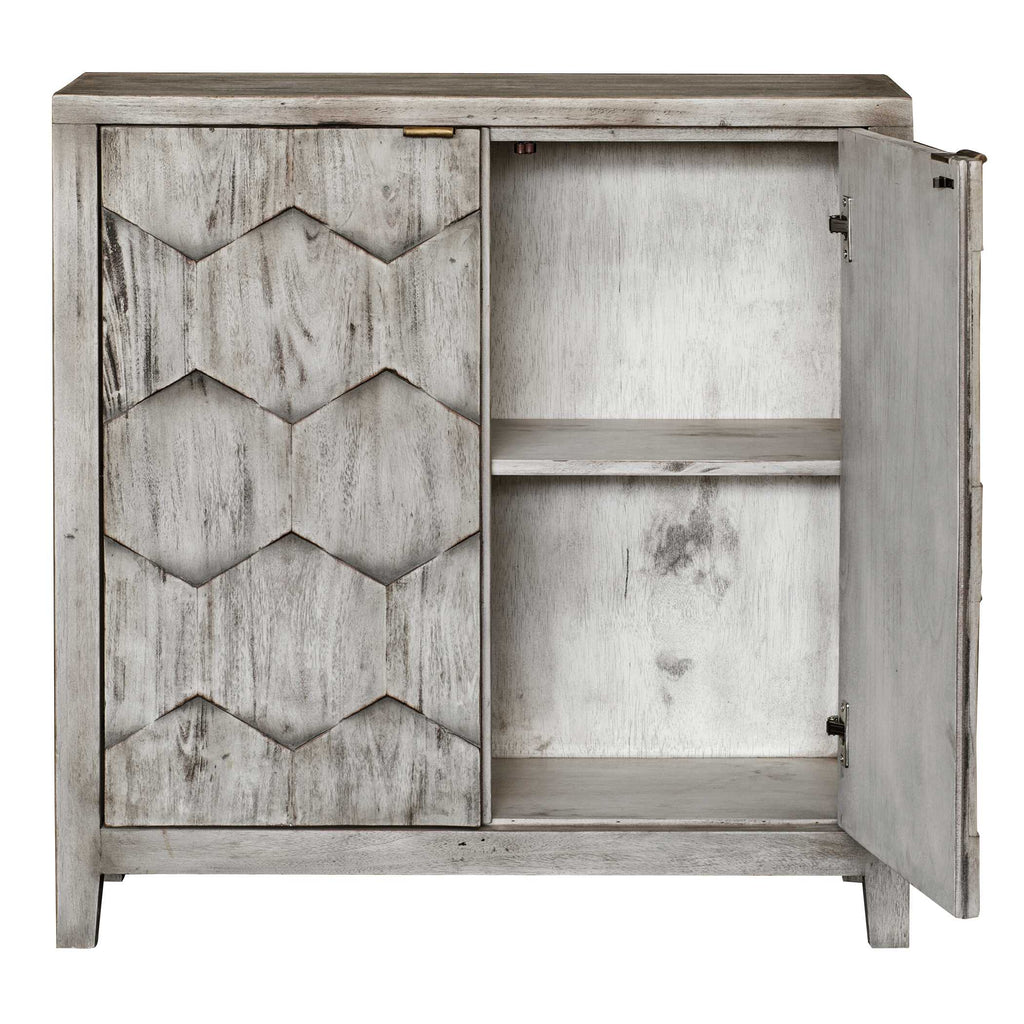 Catori Smoked Ivory Console Cabinet