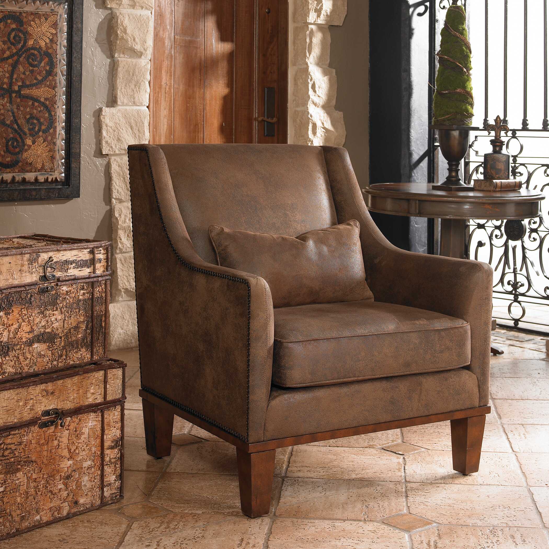 Clay Leather Armchair