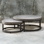 Aiyara Gray Nesting Tables Set/2