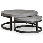 Aiyara Gray Nesting Tables Set/2
