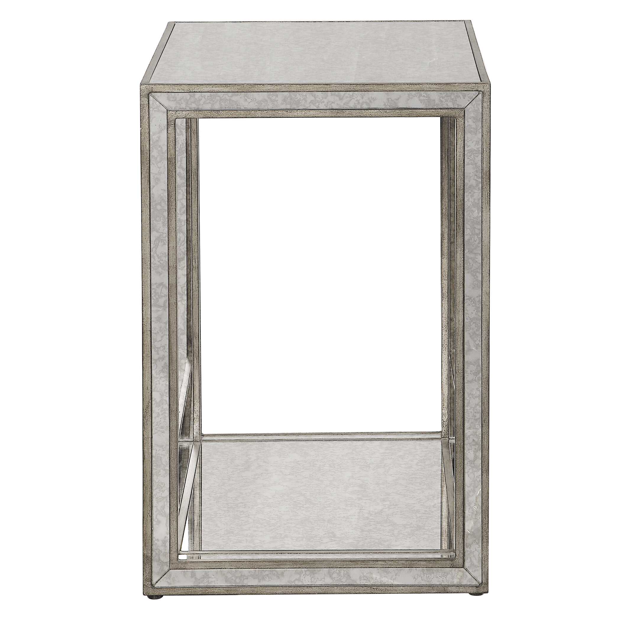 Julie Mirrored End Table