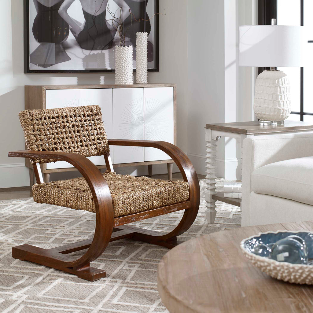 Rehema Natural Woven Accent Chair