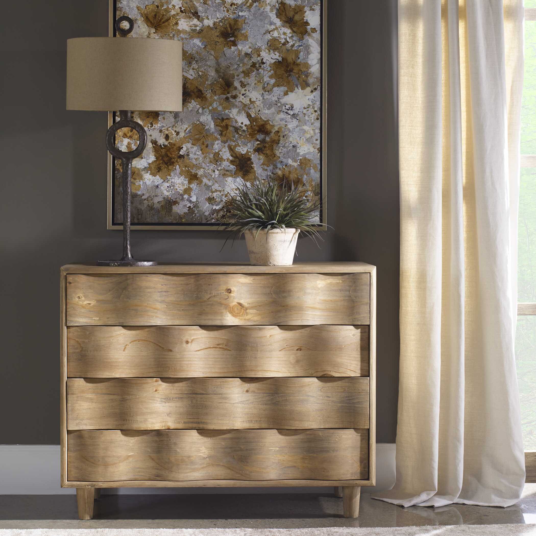 Crawford Light Oak Accent Chest