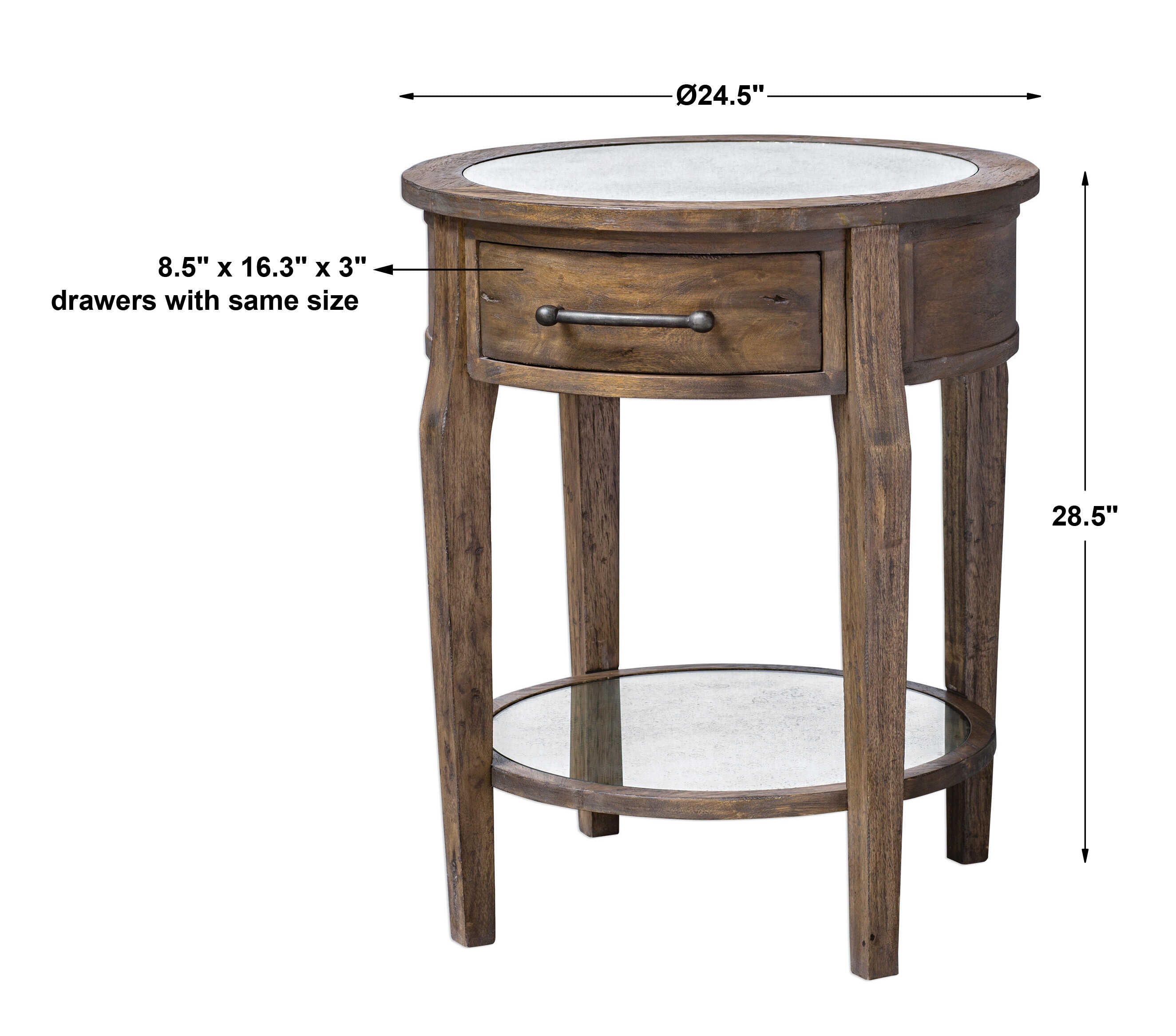 Raelynn Wood Lamp Table