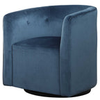 Mallorie Blue Swivel Chair