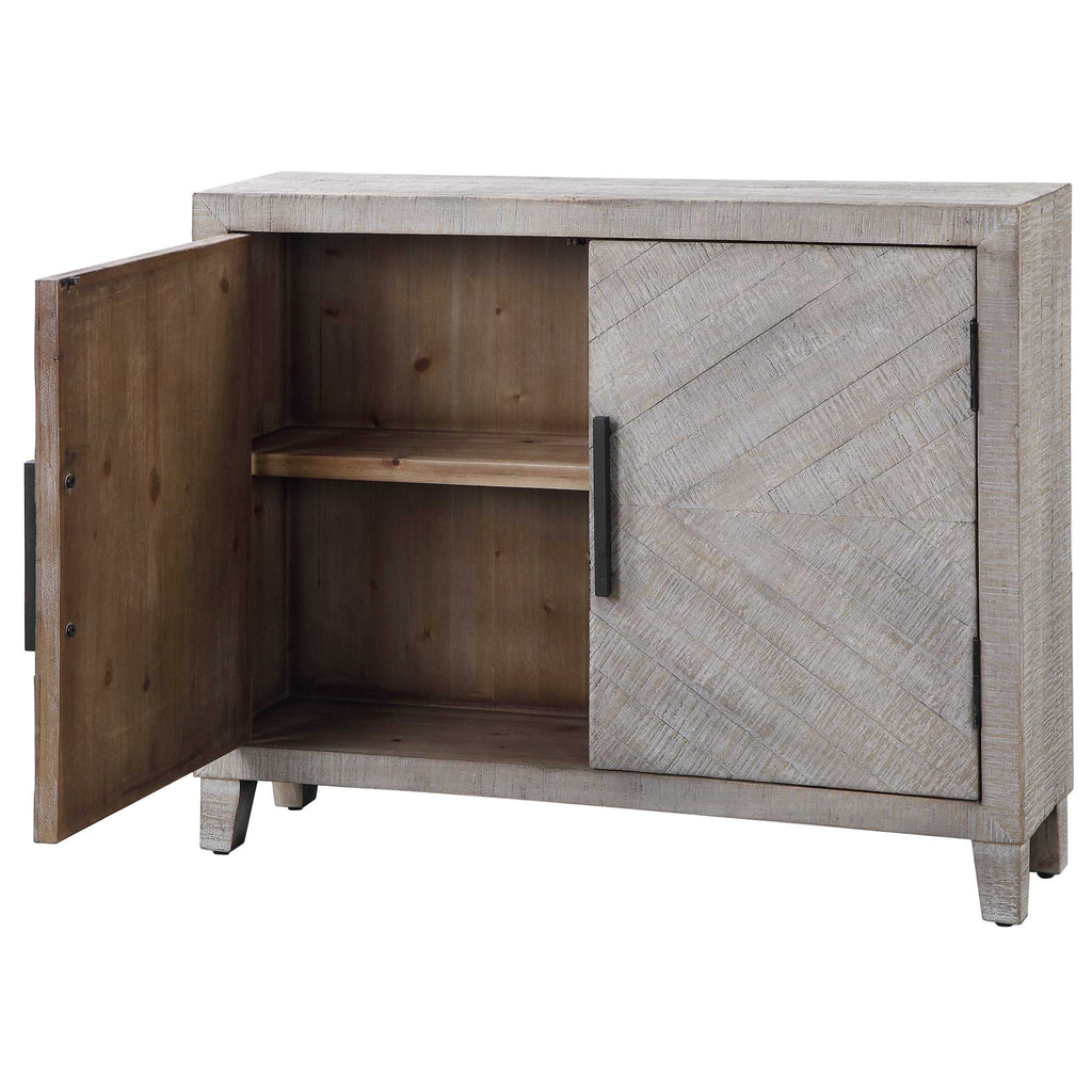 Adalind White Washed Accent Cabinet