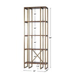 Karishma Antique Gold Etagere