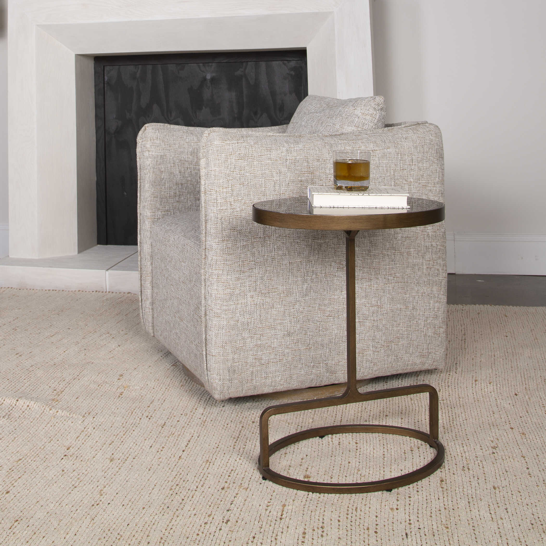 Jessenia Stone Accent Table
