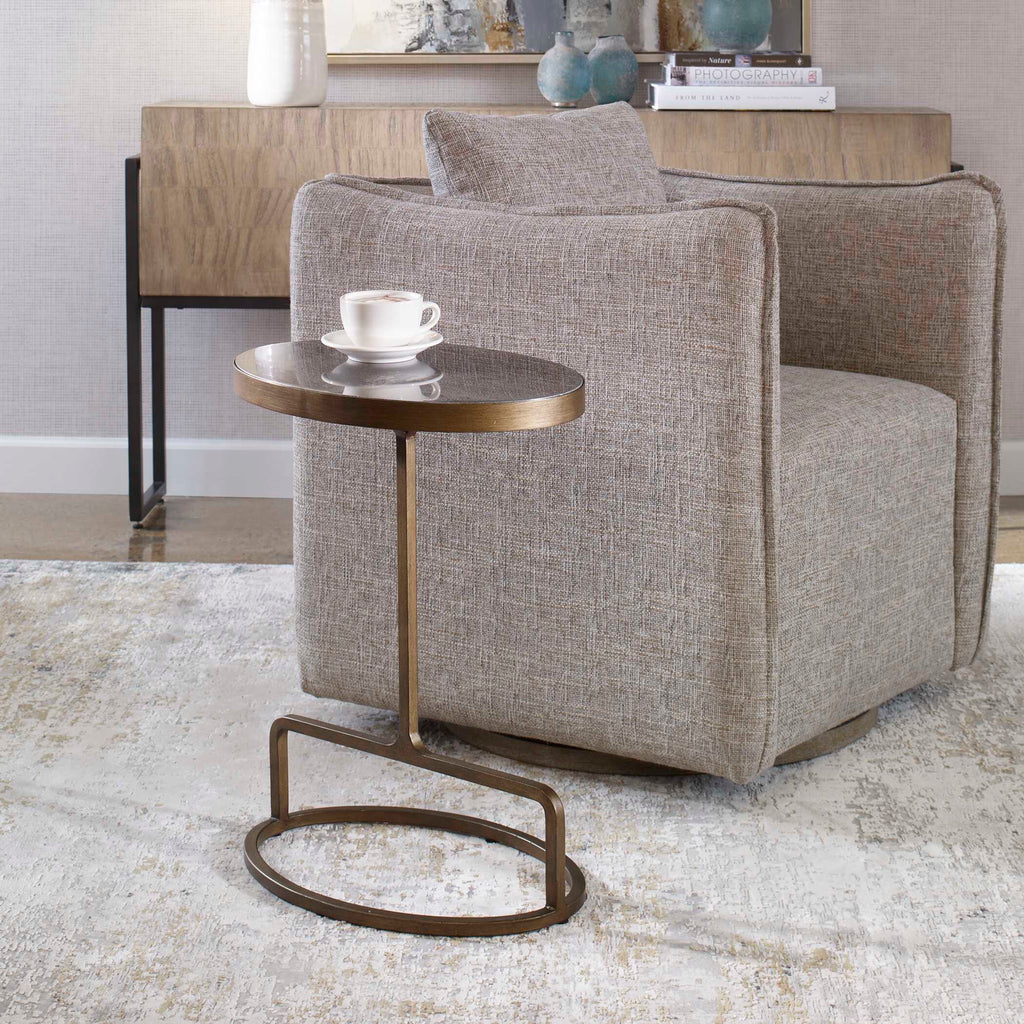 Jessenia Stone Accent Table