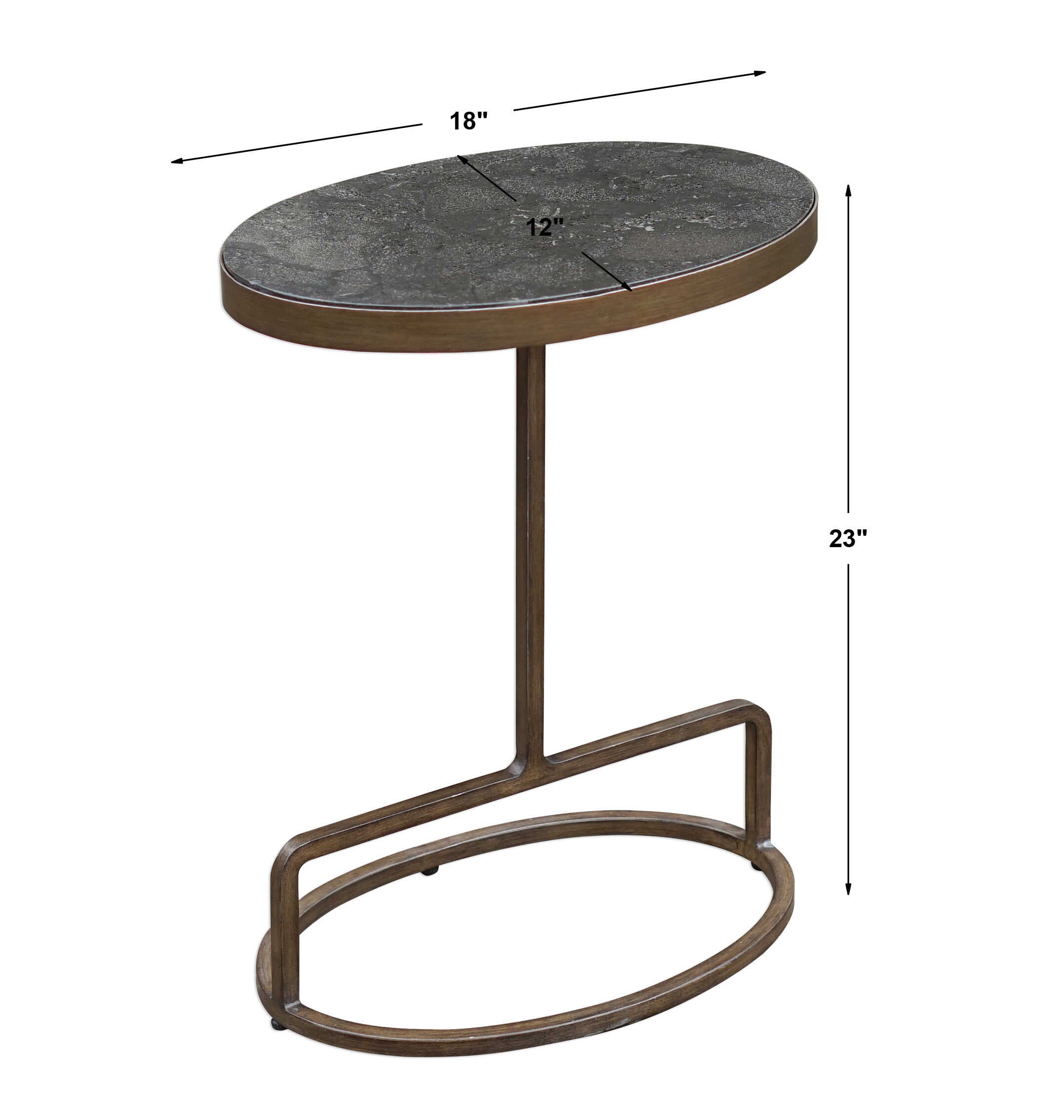 Jessenia Stone Accent Table