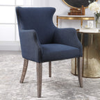 Yareena Blue Wing Chair