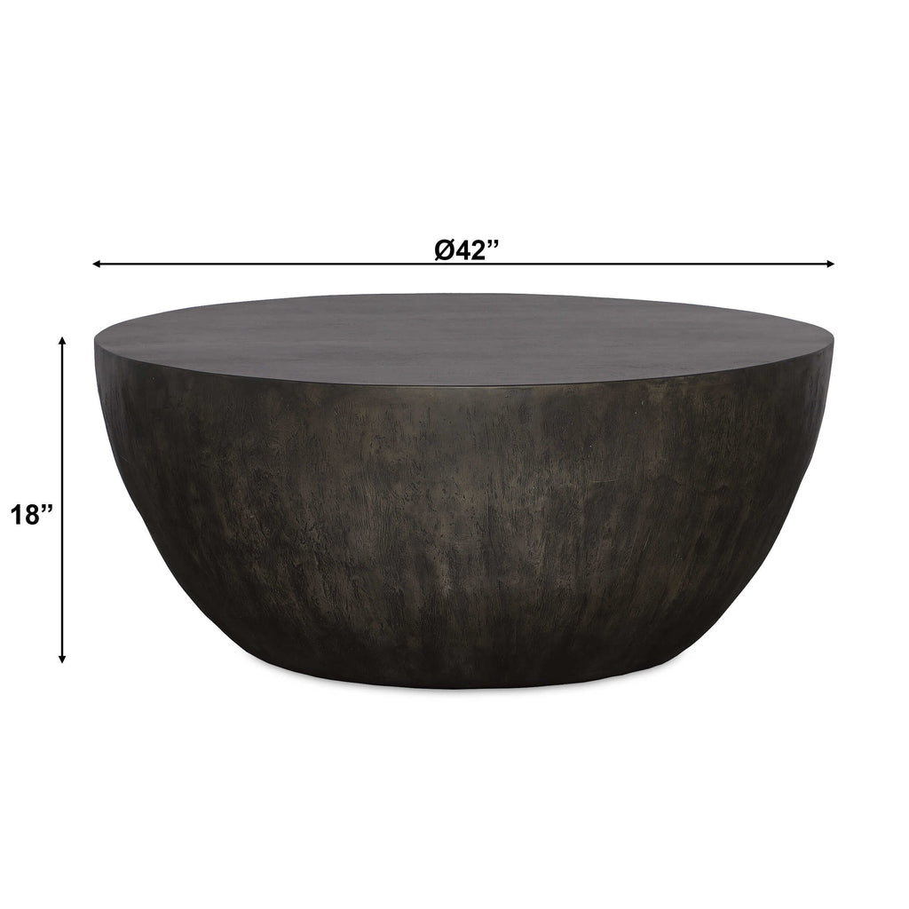Lark Round Wood Coffee Table