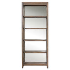 Delancey Weathered Oak Etagere