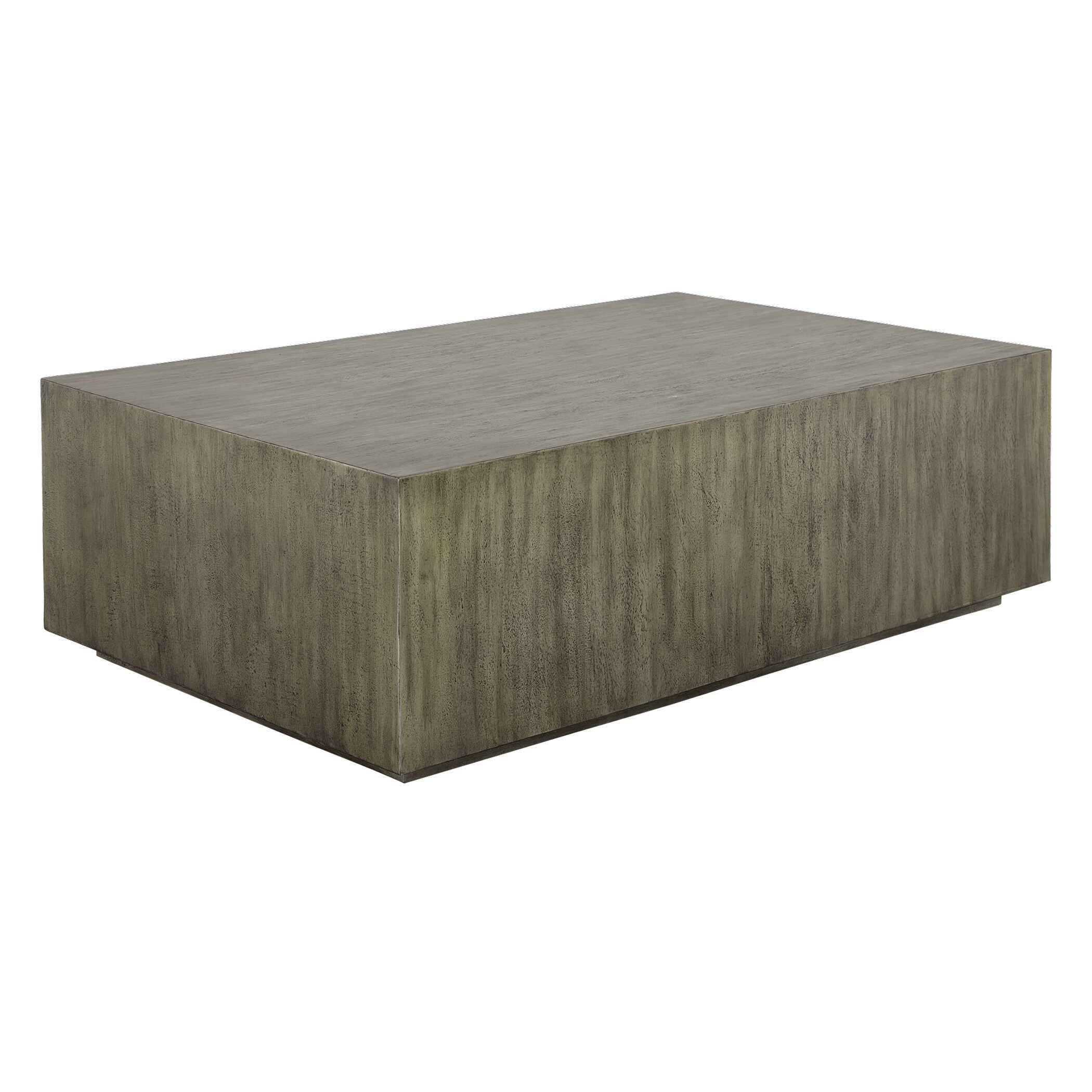 Kareem Modern Gray Coffee Table