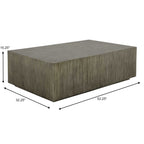 Kareem Modern Gray Coffee Table