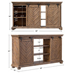 Primalia Barn Door Media Console