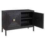 Aiken Dark Walnut 2 Door Cabinet