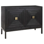 Aiken Dark Walnut 2 Door Cabinet